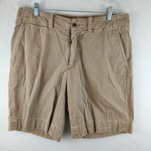 Polo By Ralph Lauren Mens Chino Khaki Casual Shorts Tan Size 32